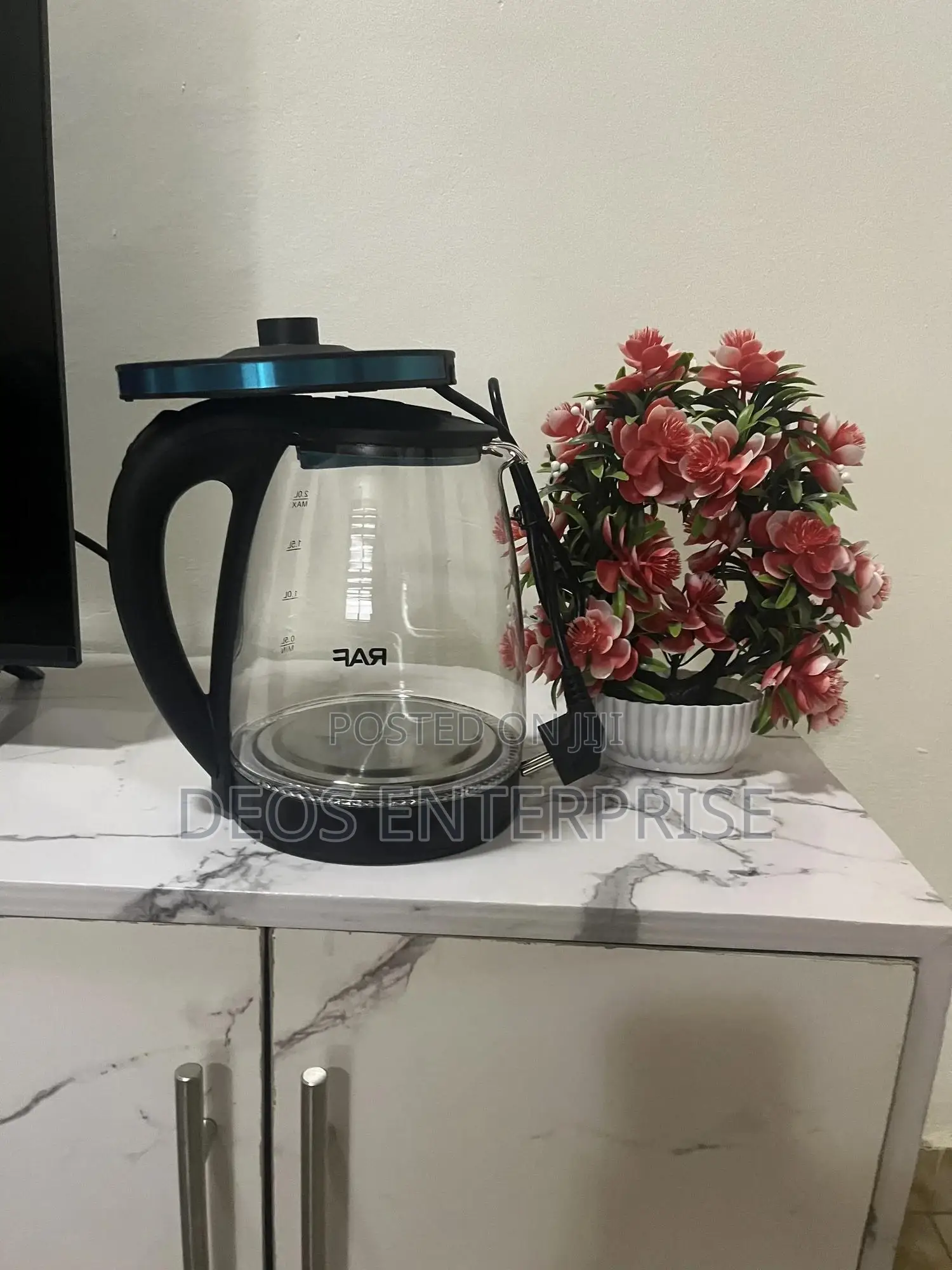 Home Kitchen RAF Electric Glass Kettle