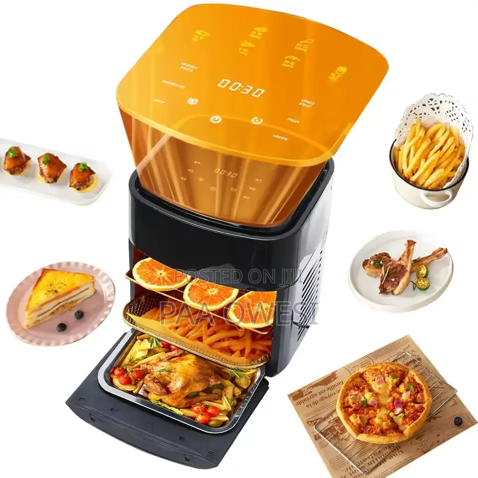 Digital Control 15L Large Capacity Silver Crest Air Fryer