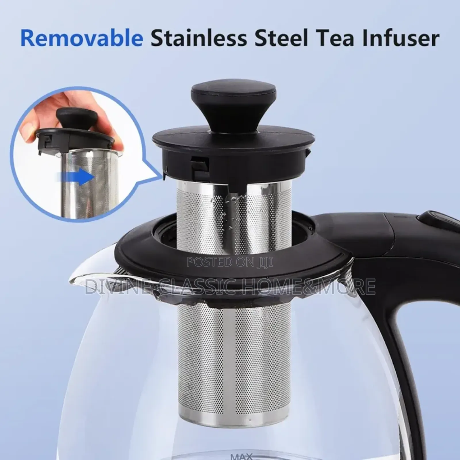 Taylor Swoden Electric Kettle With Infuser (1lit)