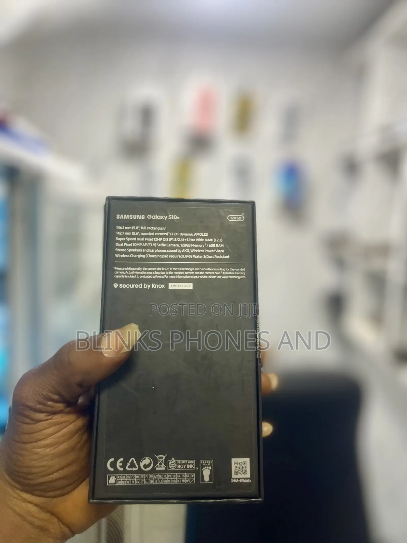 New Samsung Galaxy S10e 128 GB Black