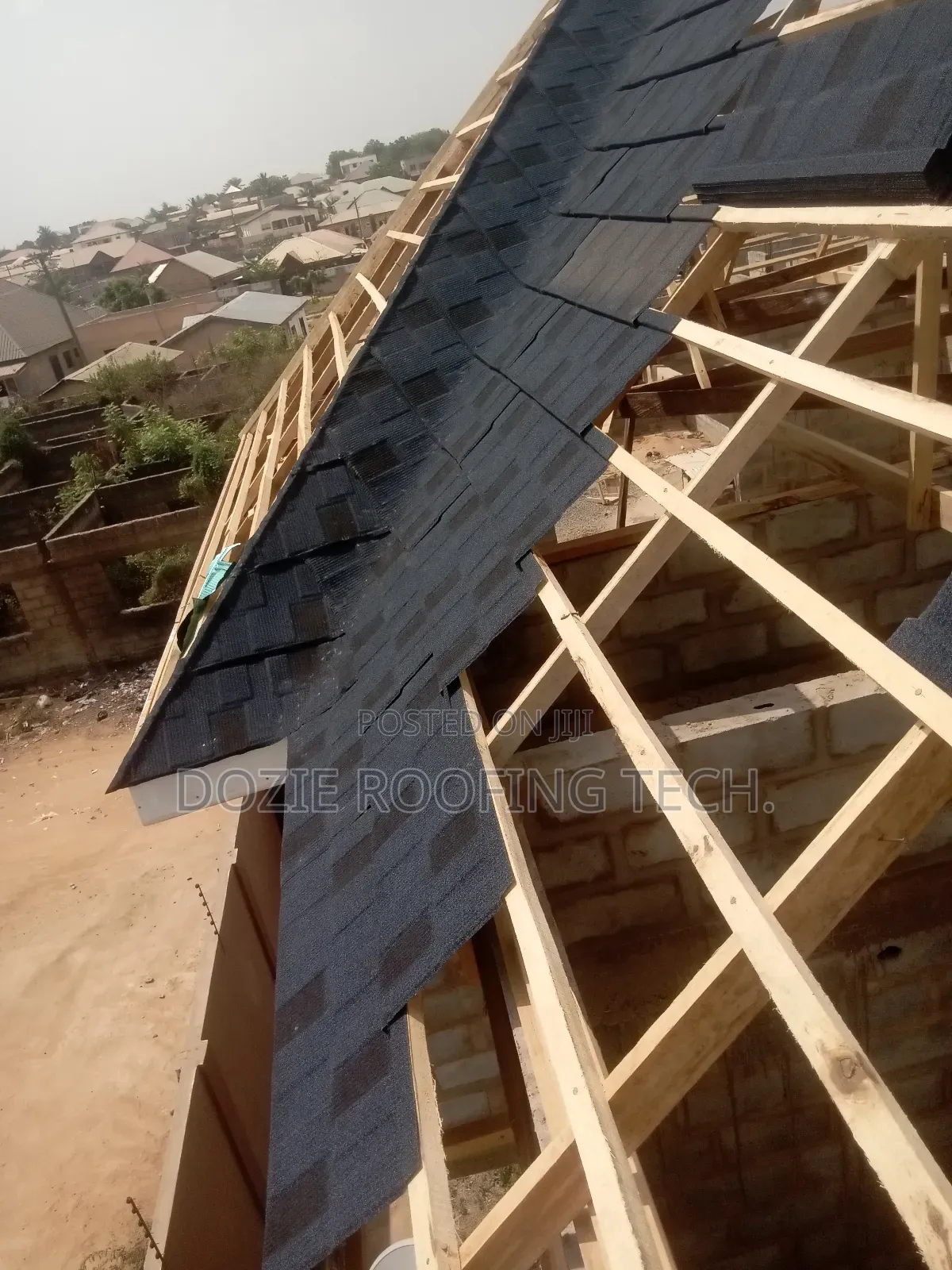 Wood Work and Erotiles Roofing Sheet