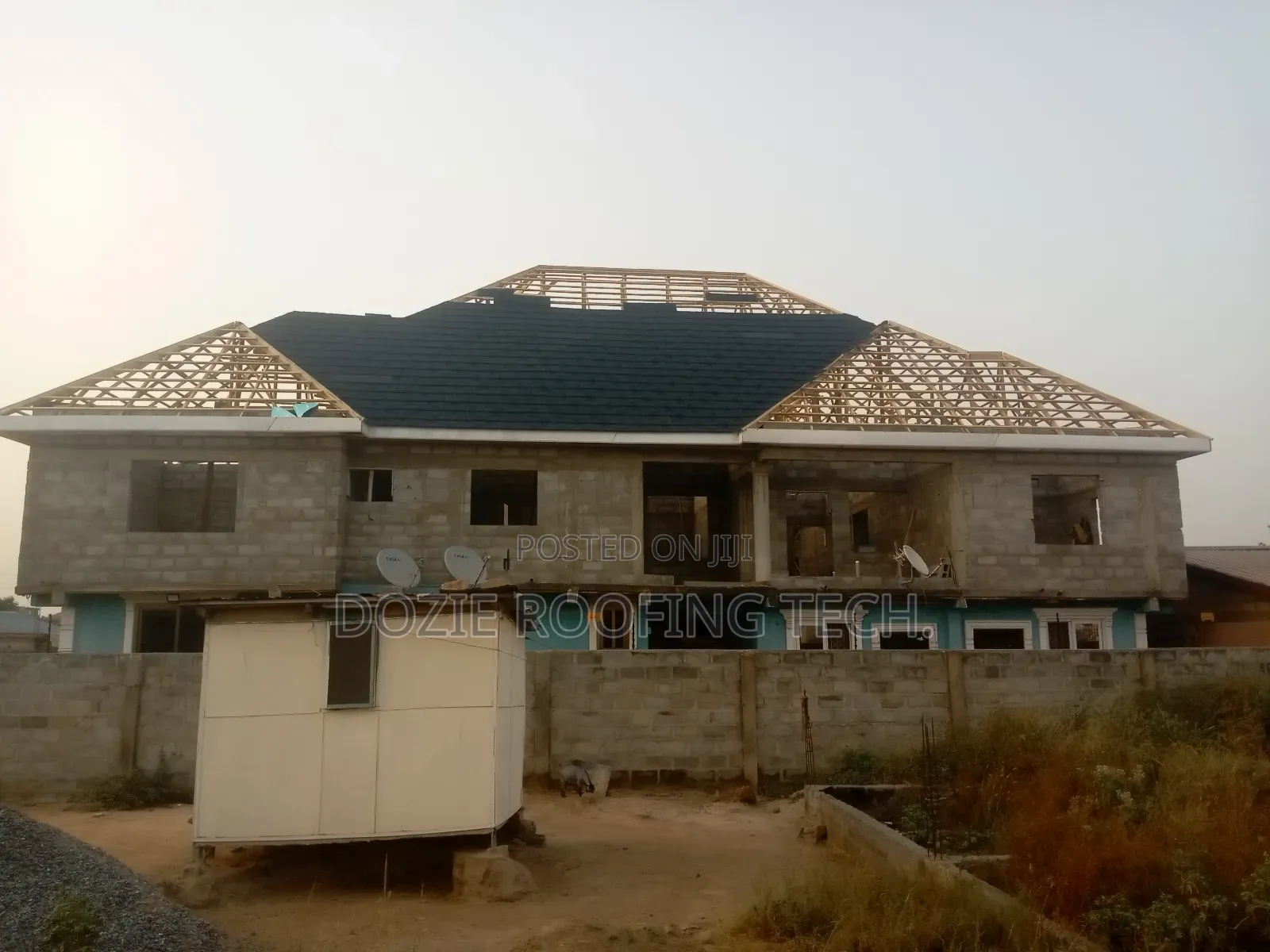 Wood Work and Erotiles Roofing Sheet