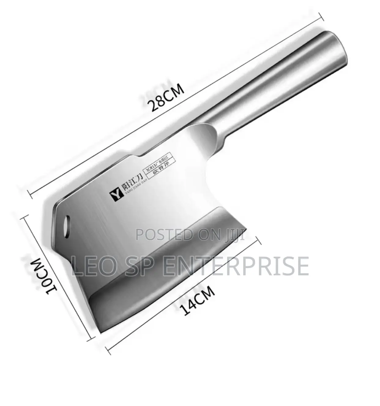 All Steel Kitchen Bone Chopping Knife