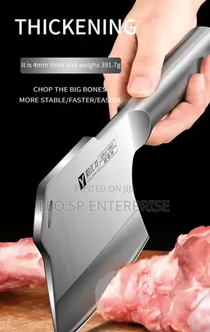 All Steel Kitchen Bone Chopping Knife
