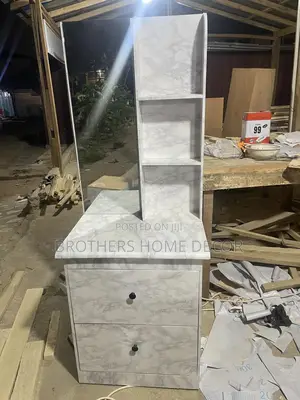 Laminated Dresser With Soft Chair