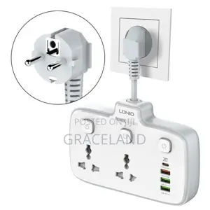 Original LDNIO Power Tv Socket Adapter Multi Outlet 3 USB