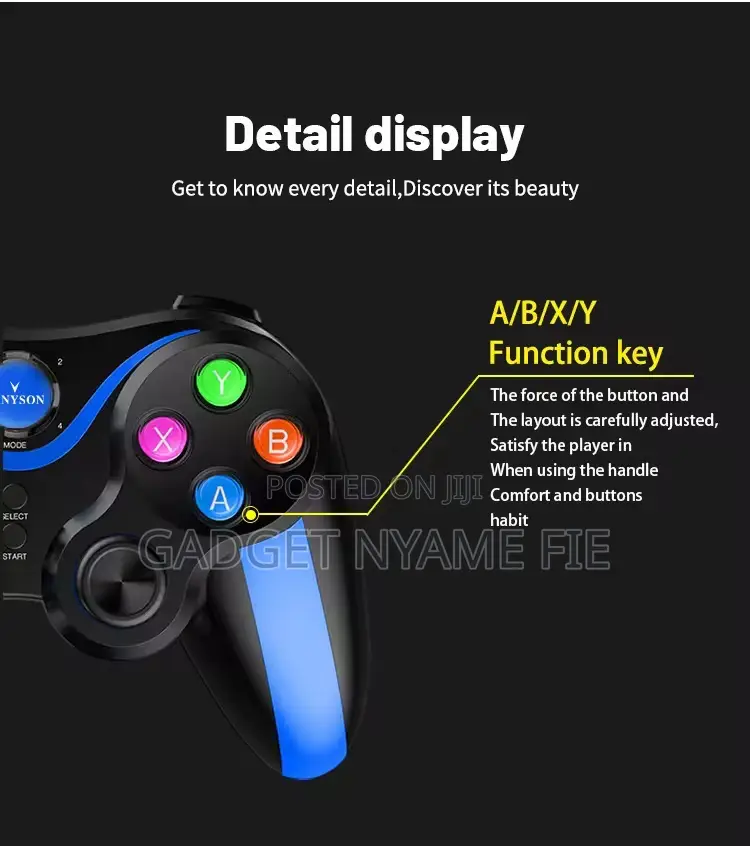 2.4G Wireless Bluetooth Gamepad,TV Computer Remote Control