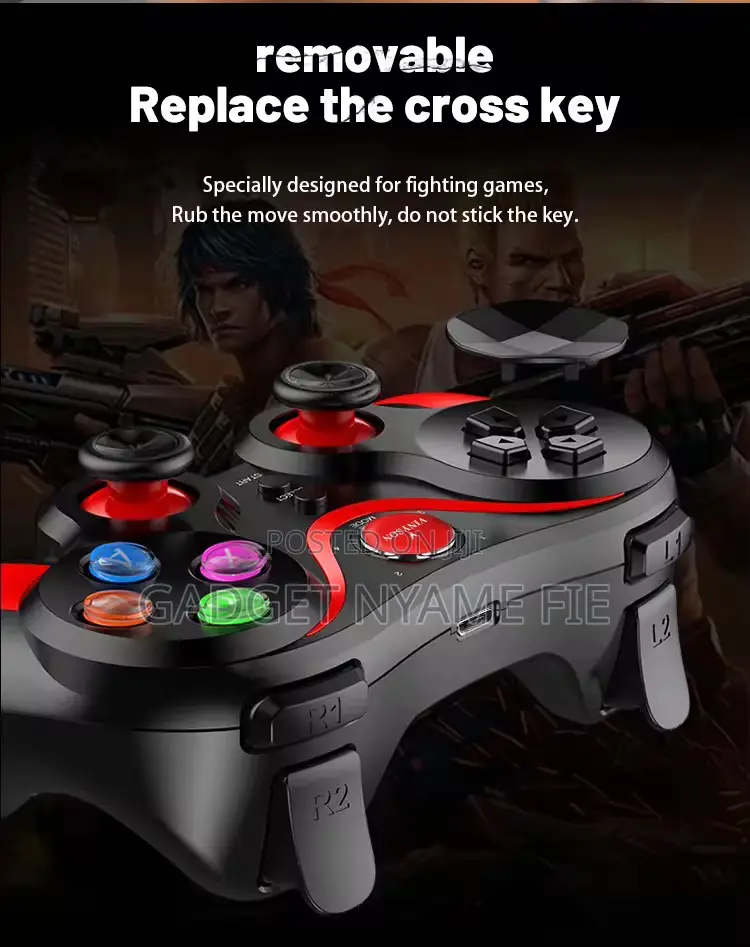 2.4G Wireless Bluetooth Gamepad,TV Computer Remote Control