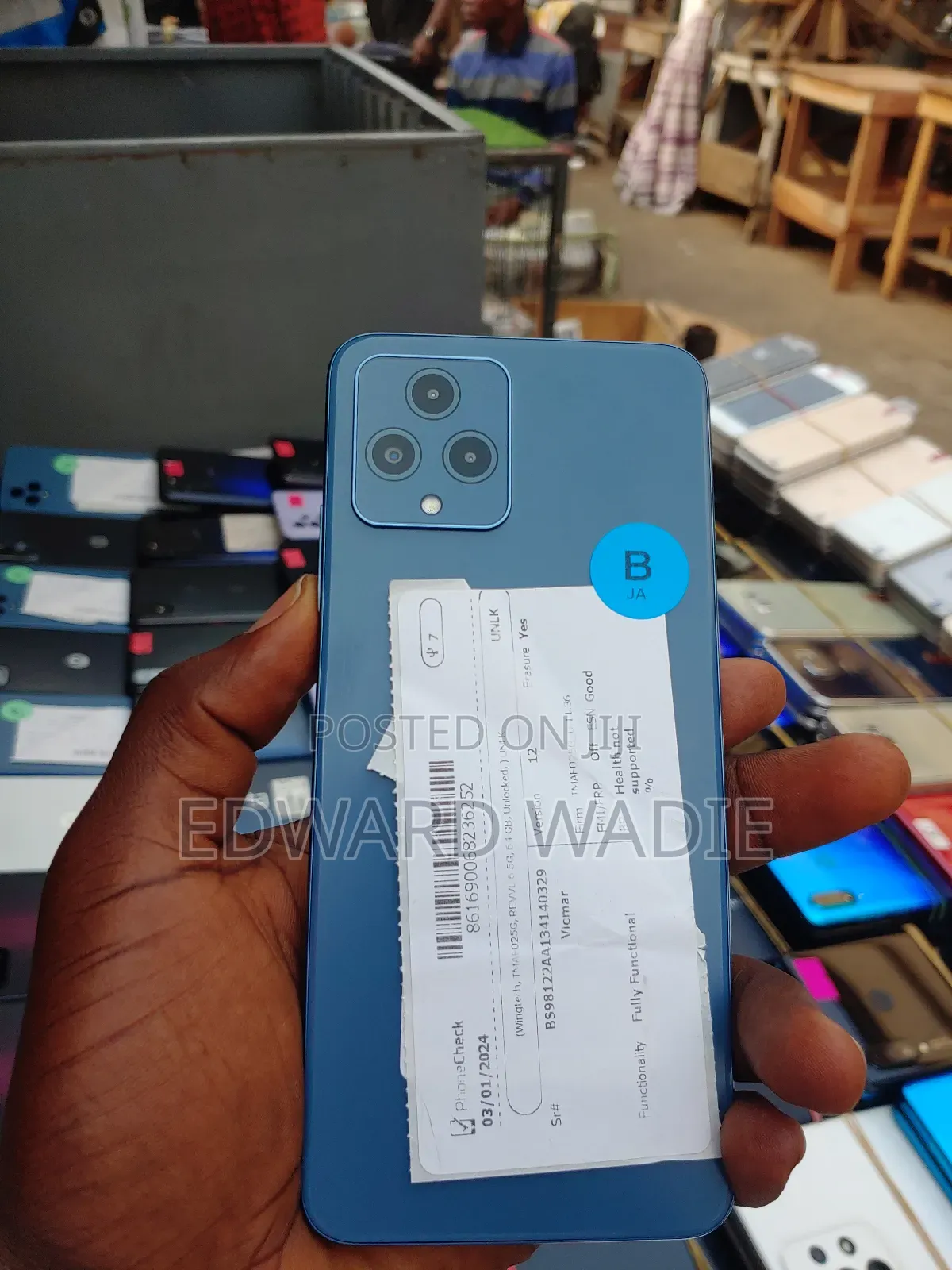 New Mobile Phone 64 GB Blue