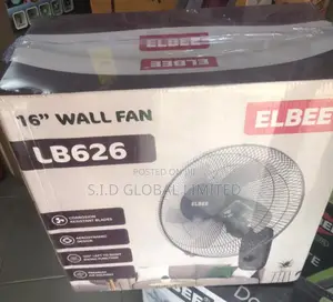 Illuminate Your Space With Elbee Wall Fan 16 Inches