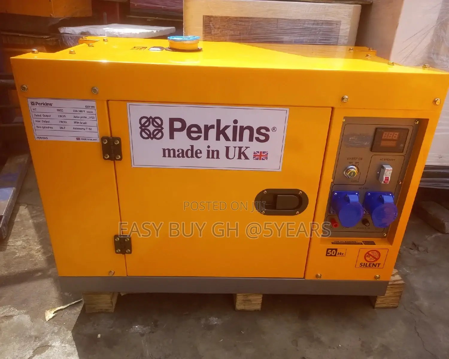 Perkin Generator 15kva 16500w 230v Likable Sound Made by UK