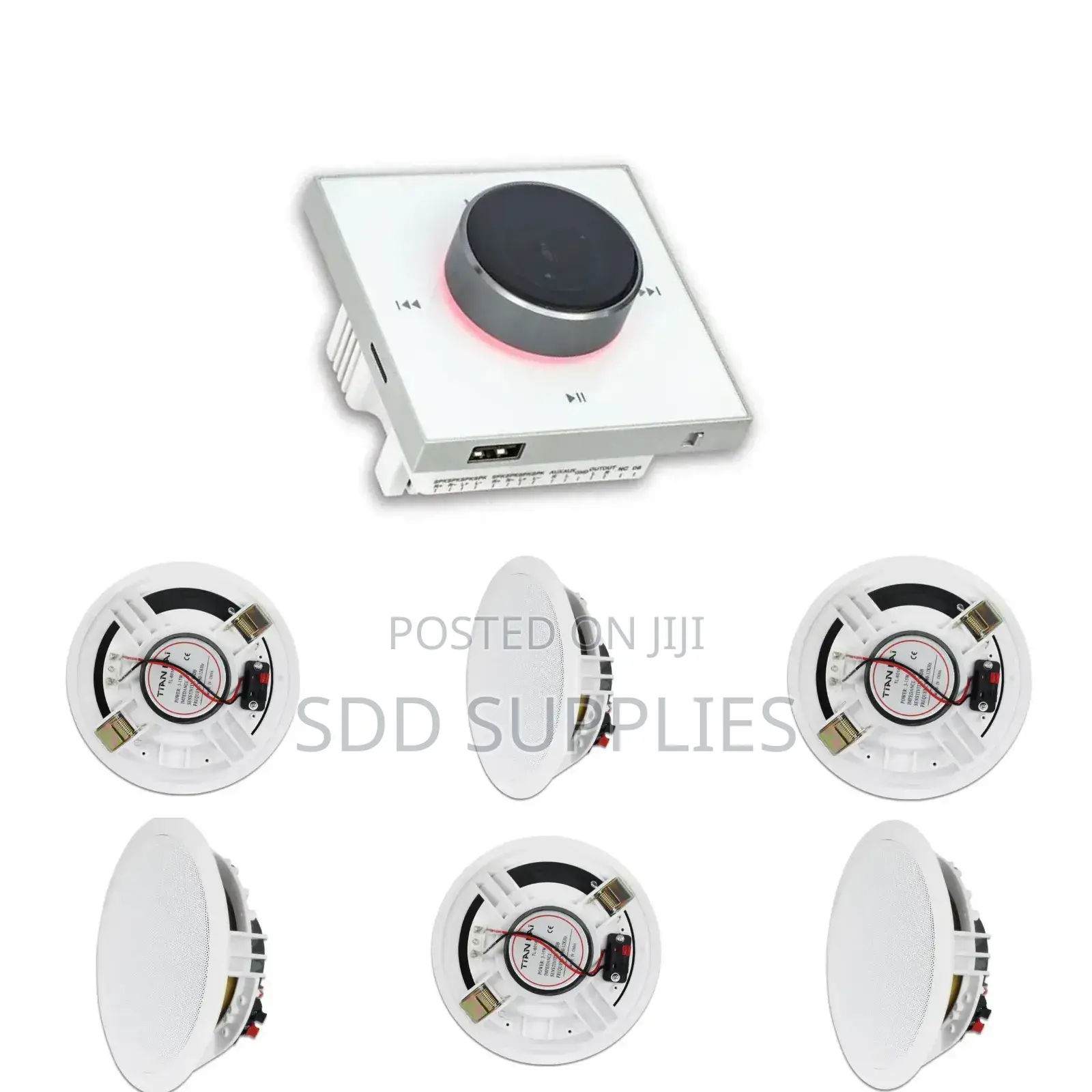 6set of 15w High Quality Speaker 100w Mini Wall Amplifier