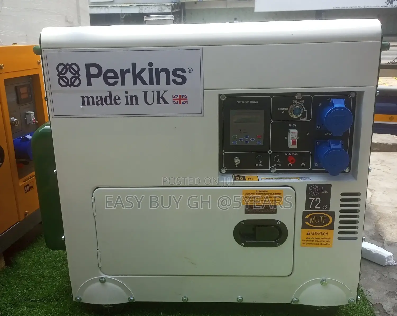 New 15kva Perkin Generator 16500w 230v Silent Sound UK Made