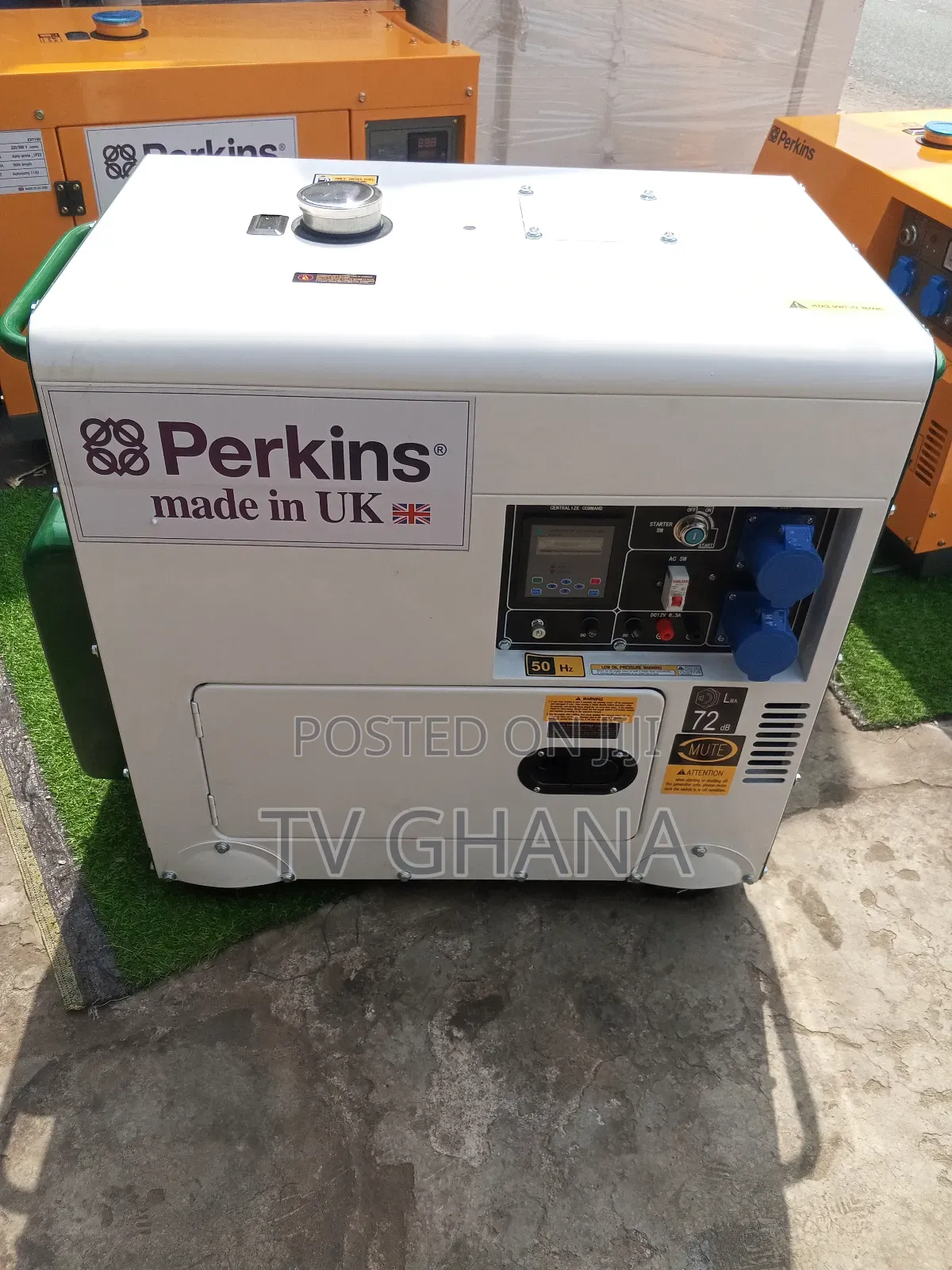 White and Green Promo 15kva Generator Generator