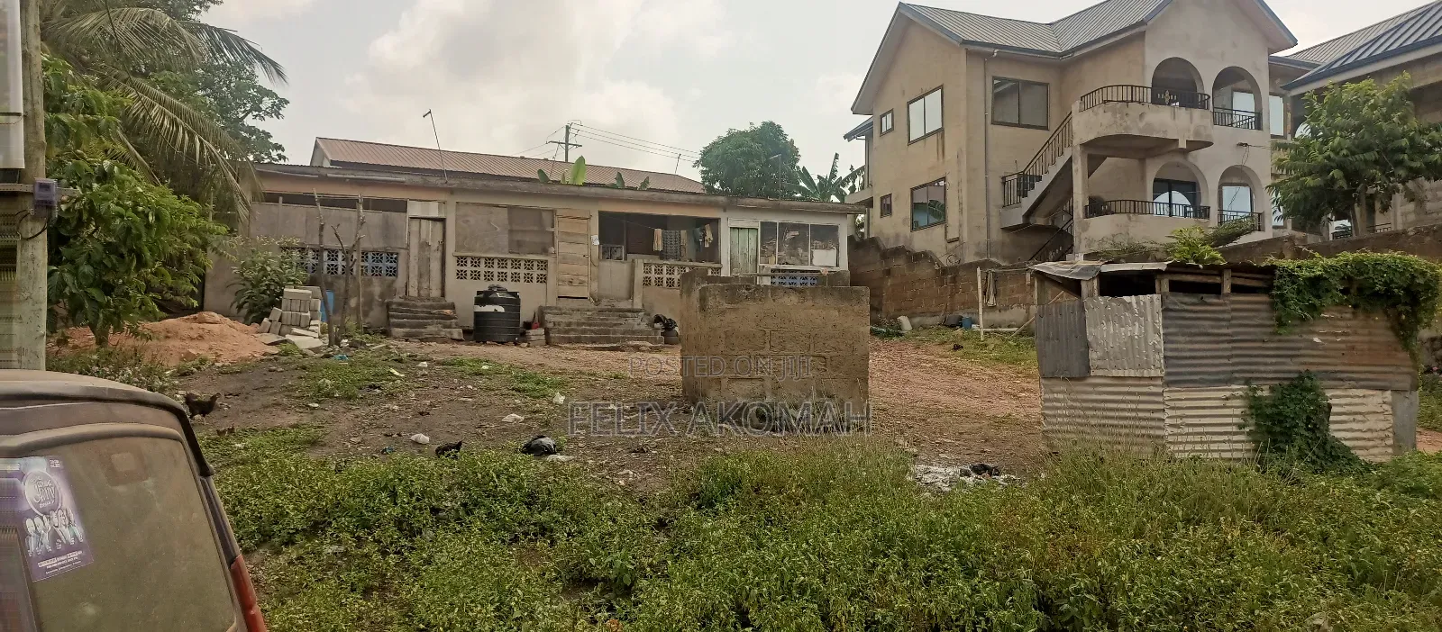 Land for Sale at Gbawe, Agape. It's 103ft X 64ft.
