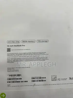 New Apple MacBook Pro 2024 M4 Max 16-Inch 36GB Apple M4 Max SSD 1T