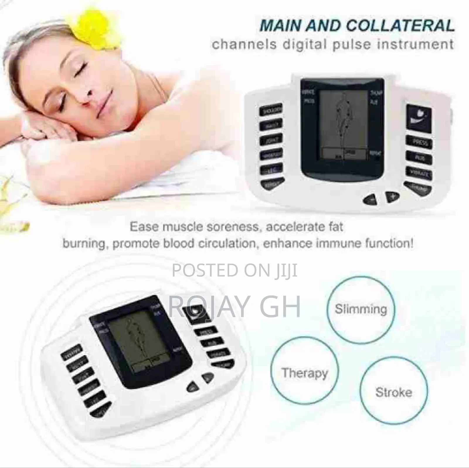 Electronic Pulse Therapy Stroke Slimming Massager