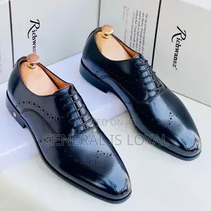 Richwanaz Brown Black Shoe