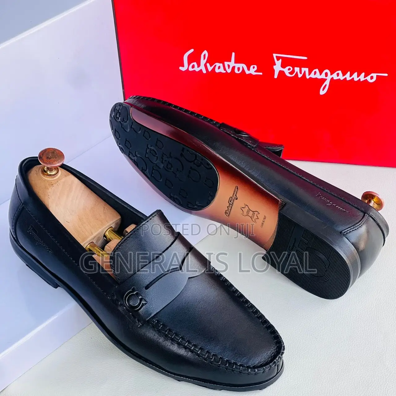 Ferragamo Shoe Brown Black