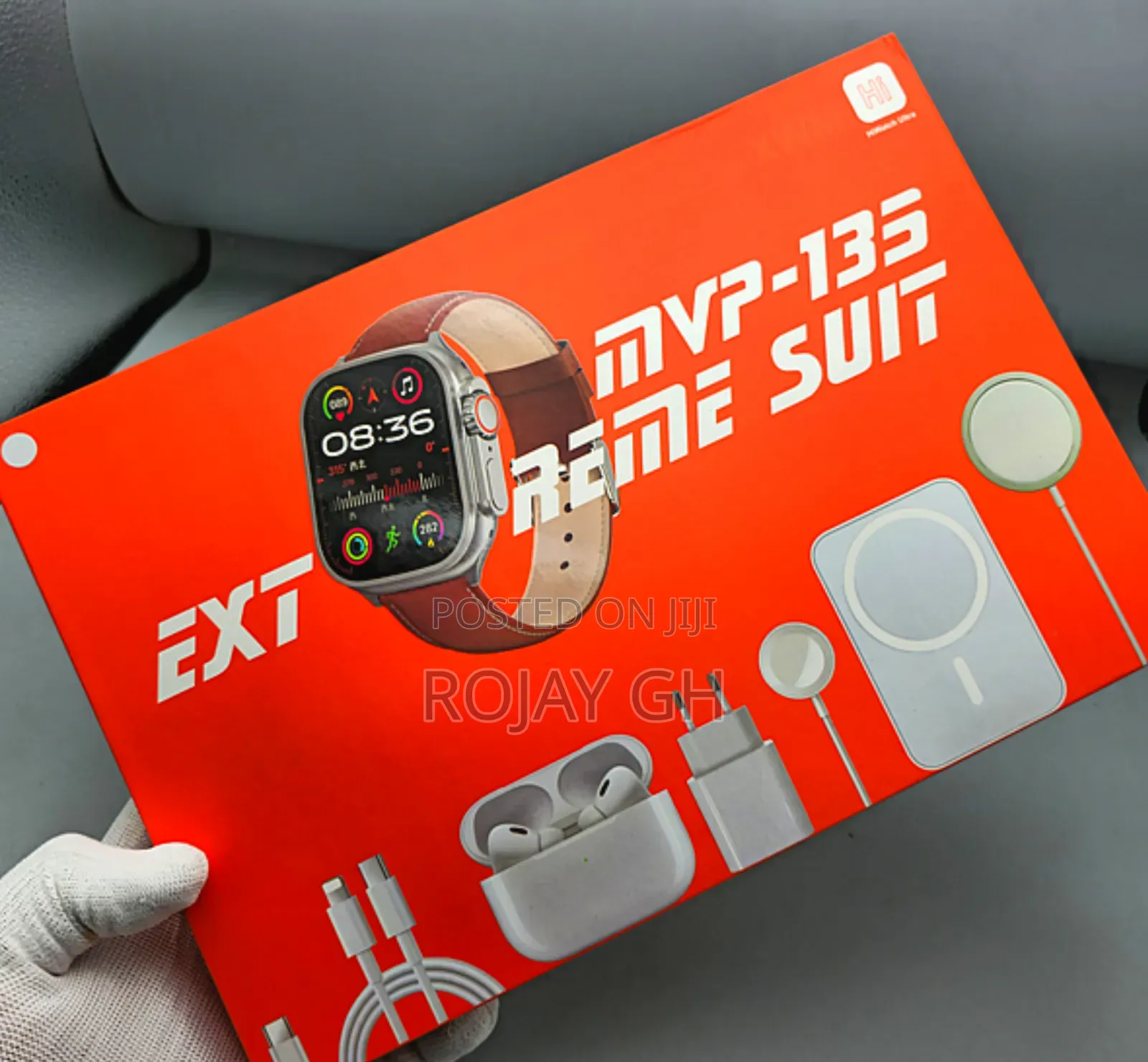 MVP 135 Extreme Smartwatch
+ FREE Magsafe, Airpods - BLACK