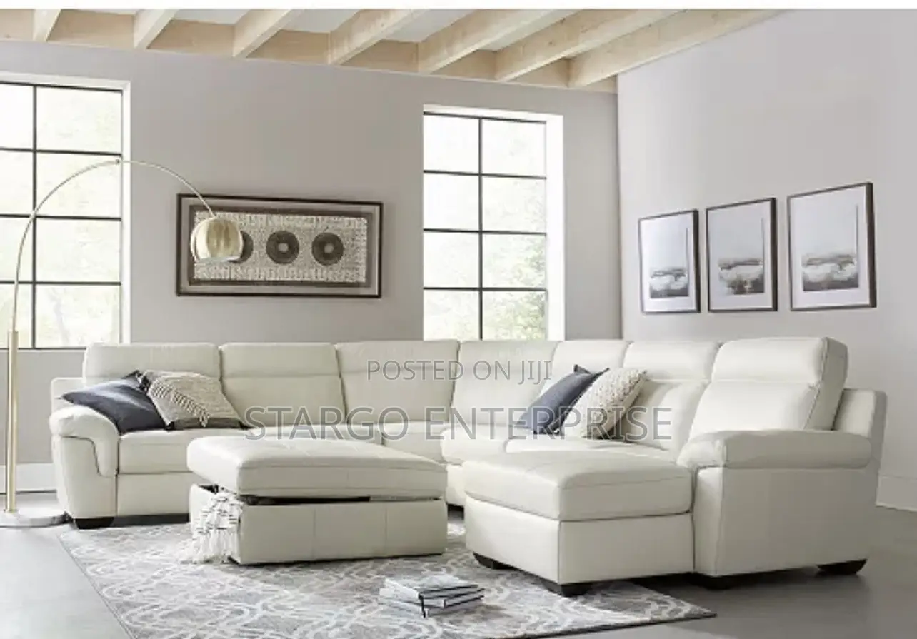 Julius II 5-Pc. Leather Sectional Sofa