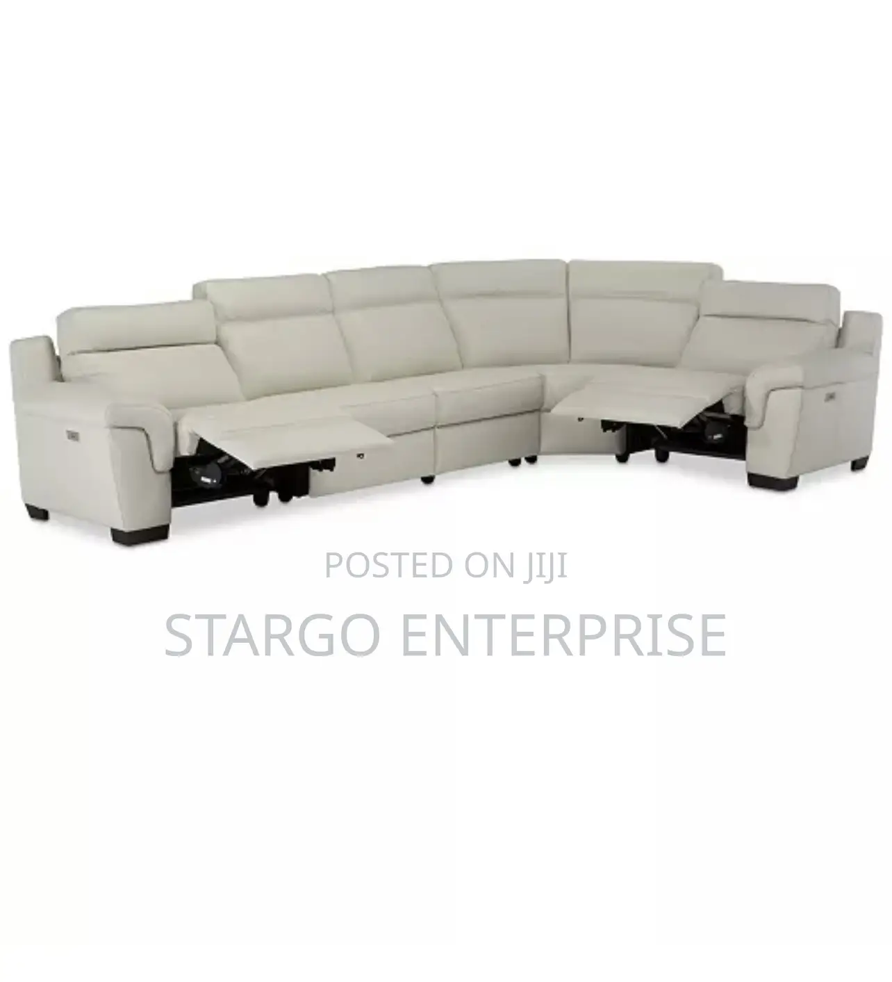 Julius II 5-Pc. Leather Sectional Sofa
