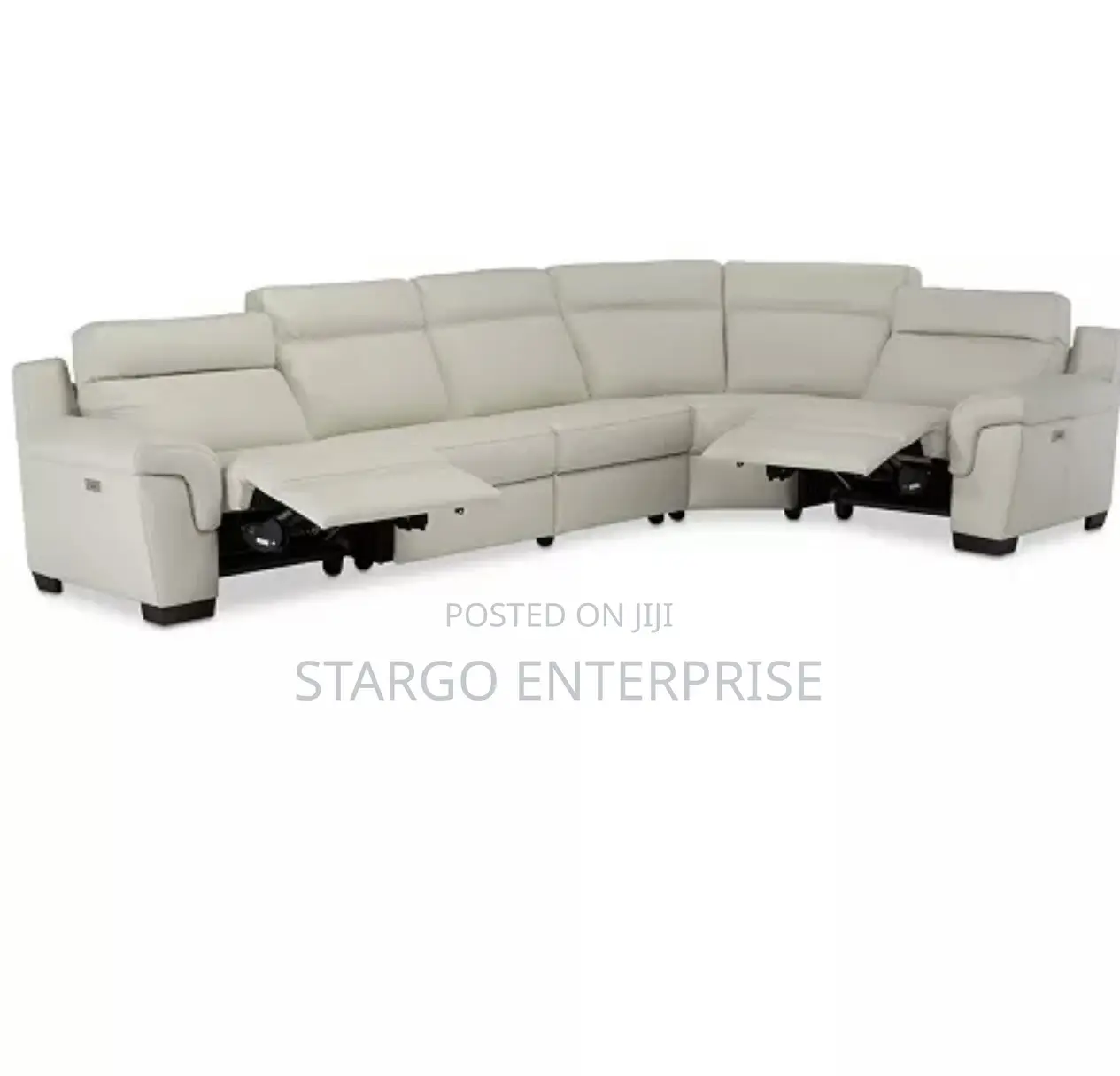 Julius II 5-Pc. Leather Sectional Sofa