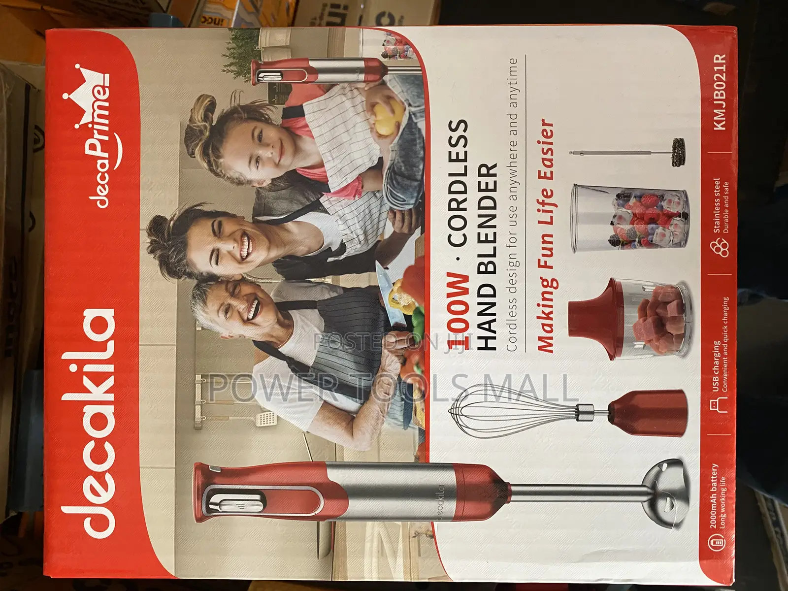 Cordless Hand Blender 100w Decakila