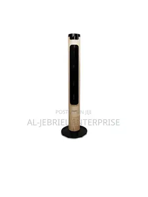 Nasco 38 Inches 3 Speed Column Fan With Touch Screen, Gold