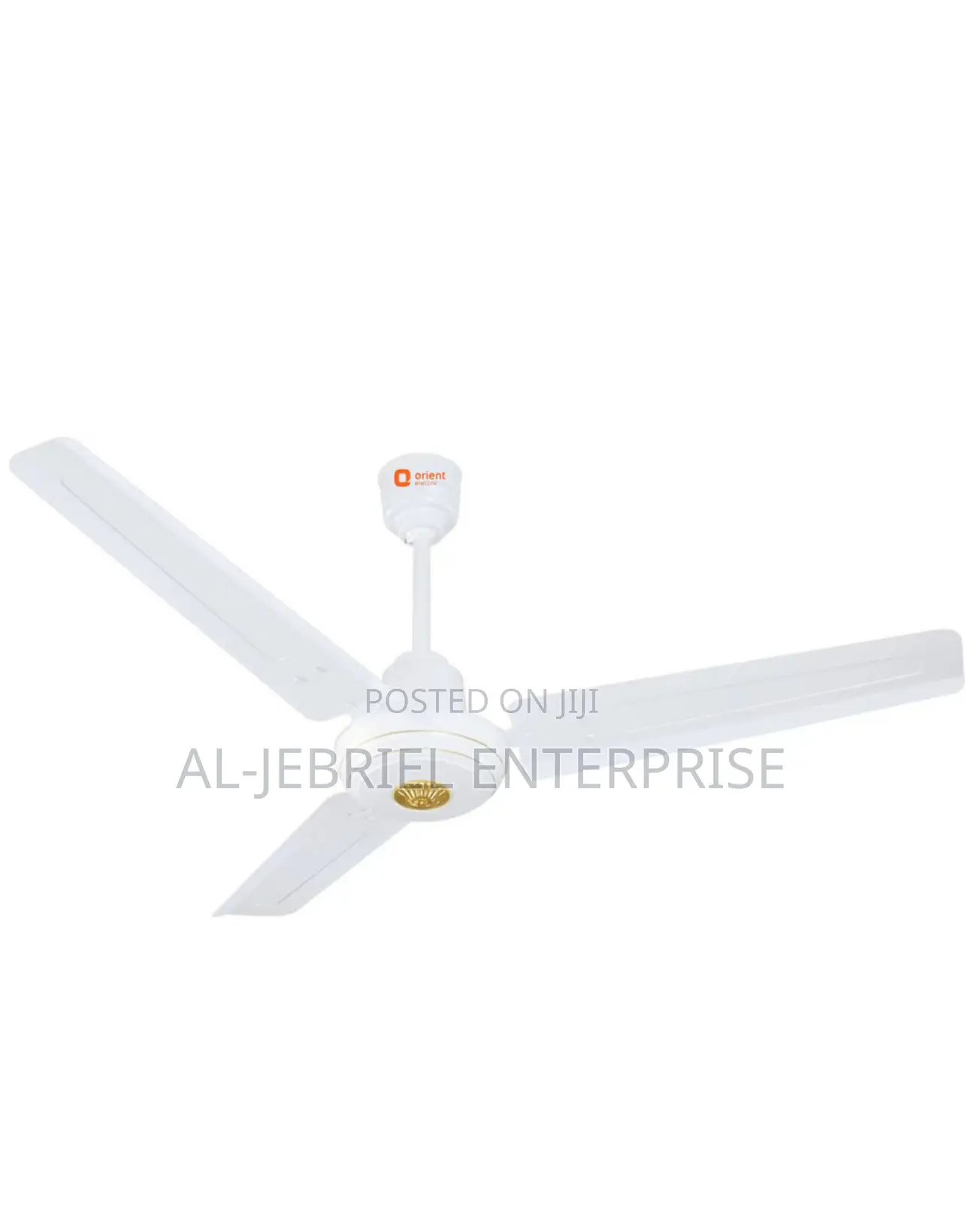 Orient Long Blade Ceiling Fan White