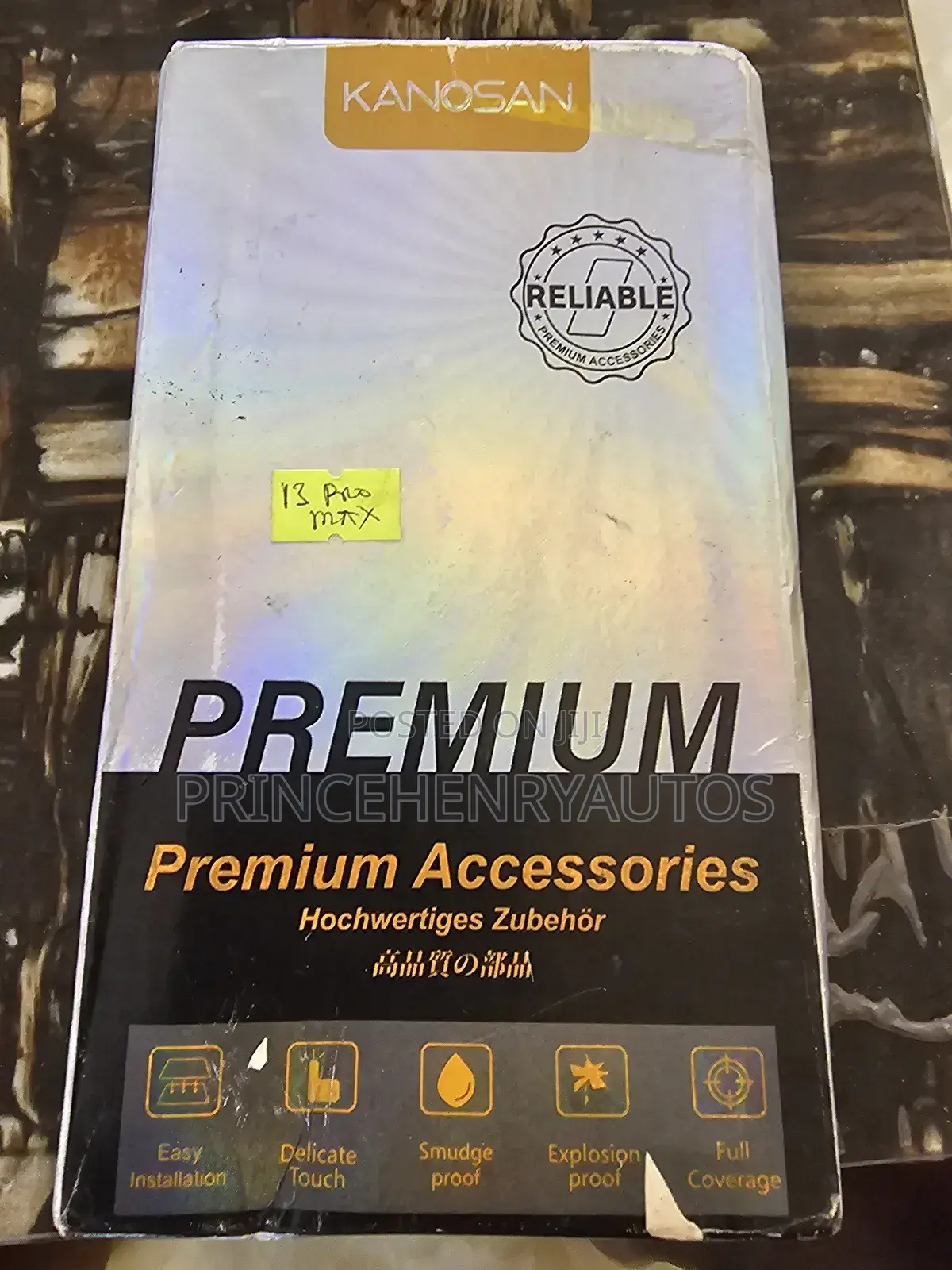 Kanosan 3in1 Bundle Accessories for iPhone 13 Pro Max.