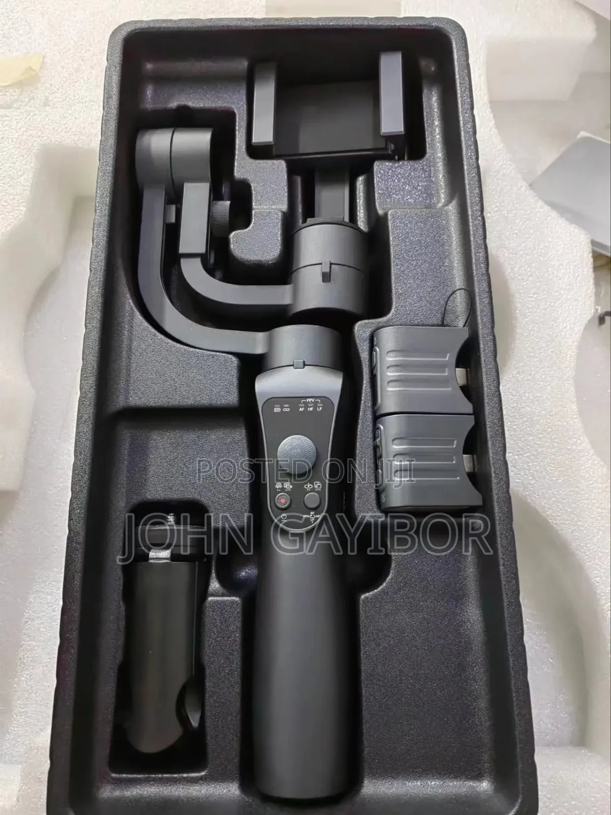 3 Axis Gimbal S5pro With Ai Tracker, + Durable Battery