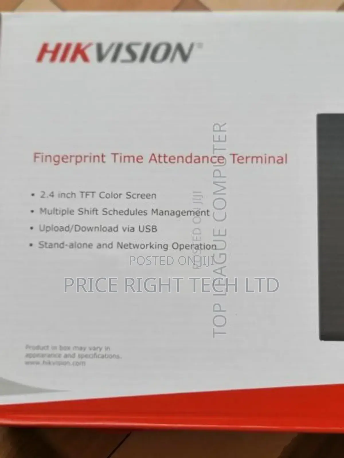 DS-K1A8503MF-B Fingerprint Time Atendance Terminal