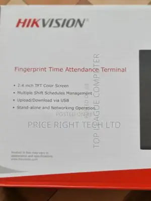 DS-K1A8503MF-B Fingerprint Time Atendance Terminal