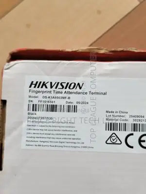 DS-K1A8503MF-B Fingerprint Time Atendance Terminal