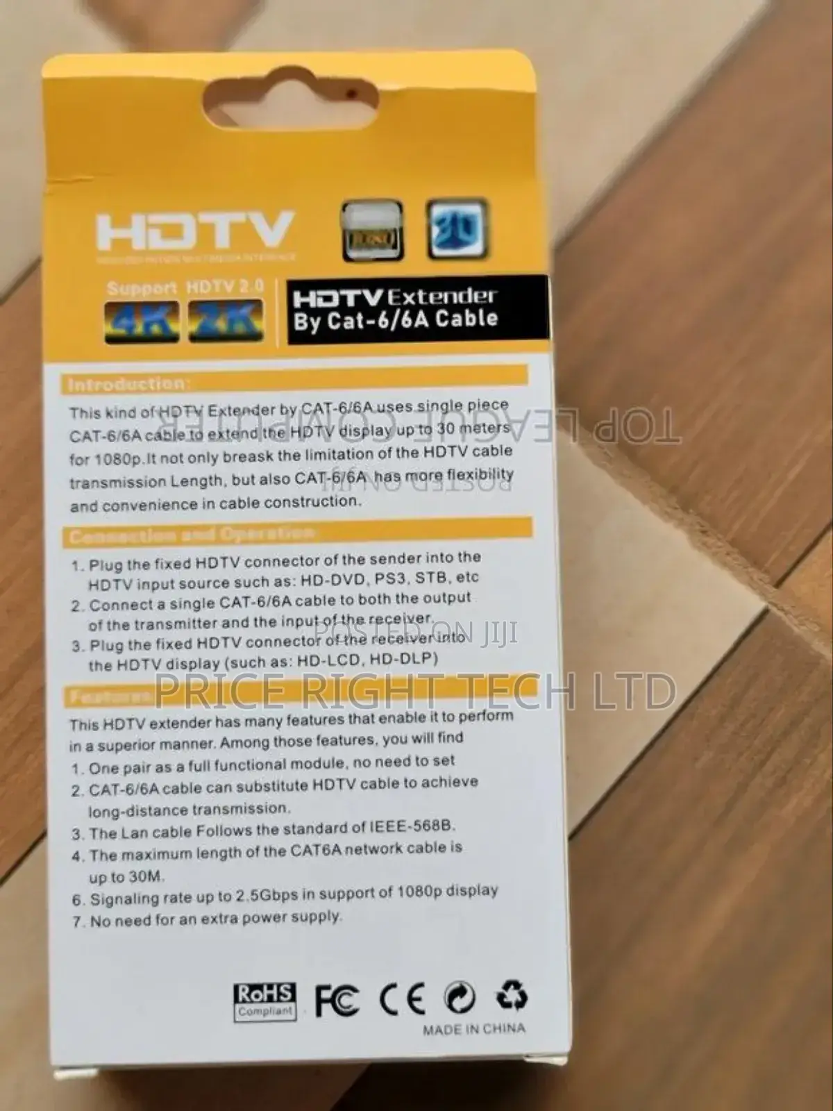 HD Cable Extender by Cat-6/6a