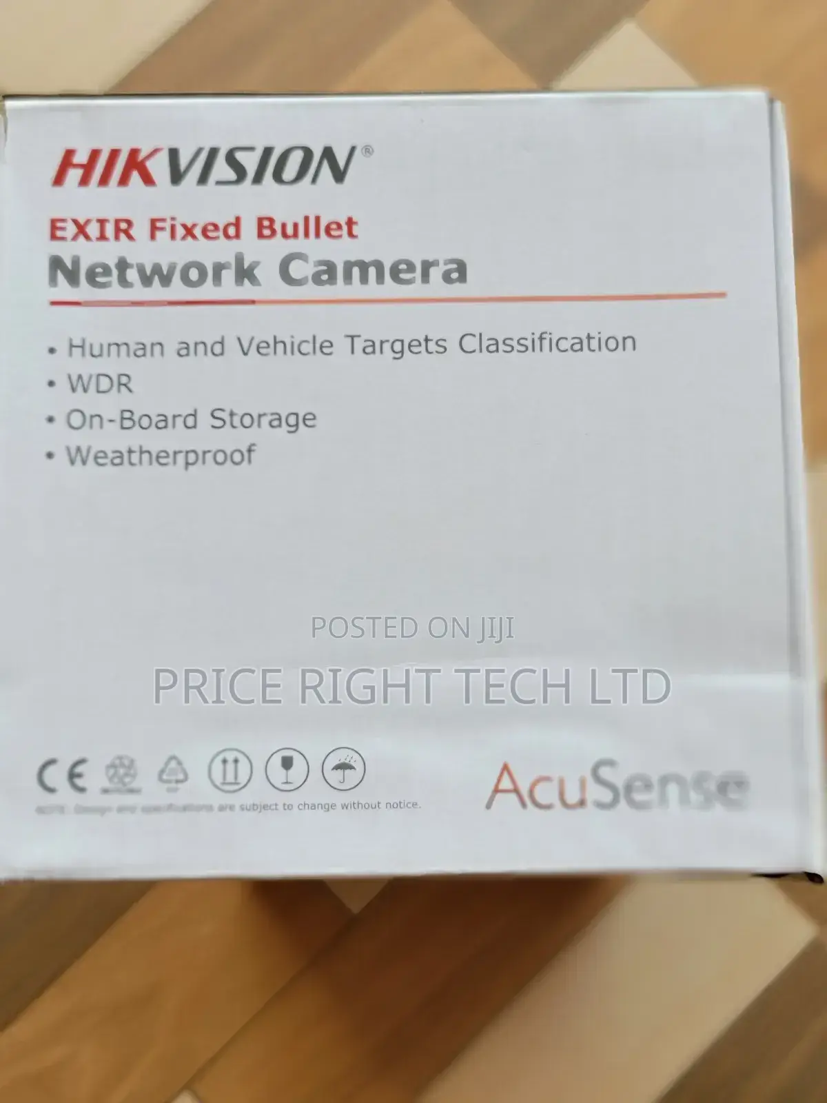 Hikvision 8MP Acusense Fixed Bullet Camera Ds-2cd2t83g2-2i