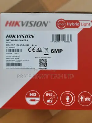 Hikvision 6mp Ip Camera Smart Hybrid Ds-2cd1063g2-Liu