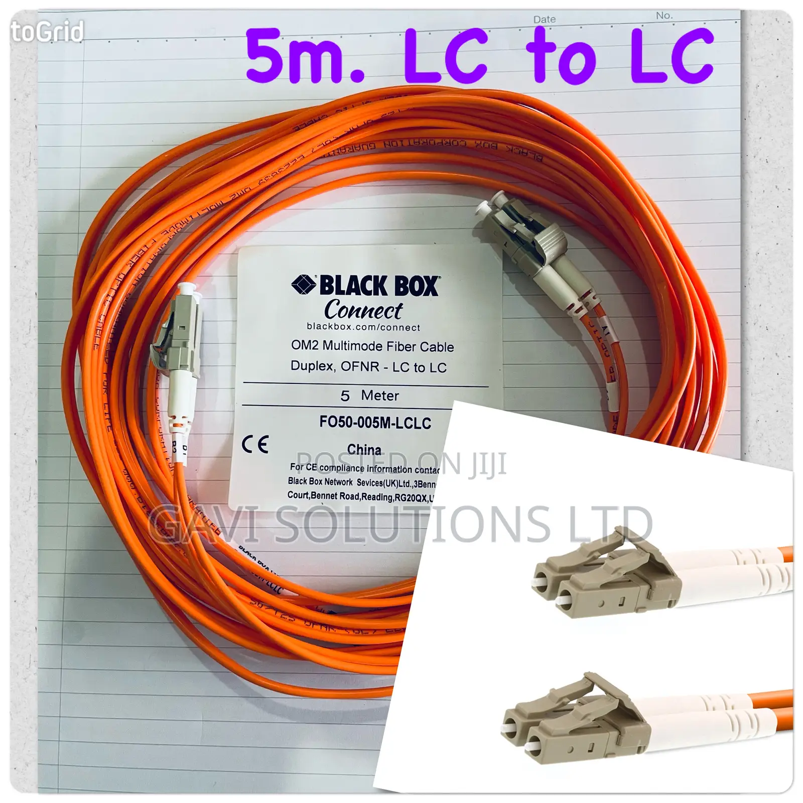 Fiber Optic LC-LC Cable