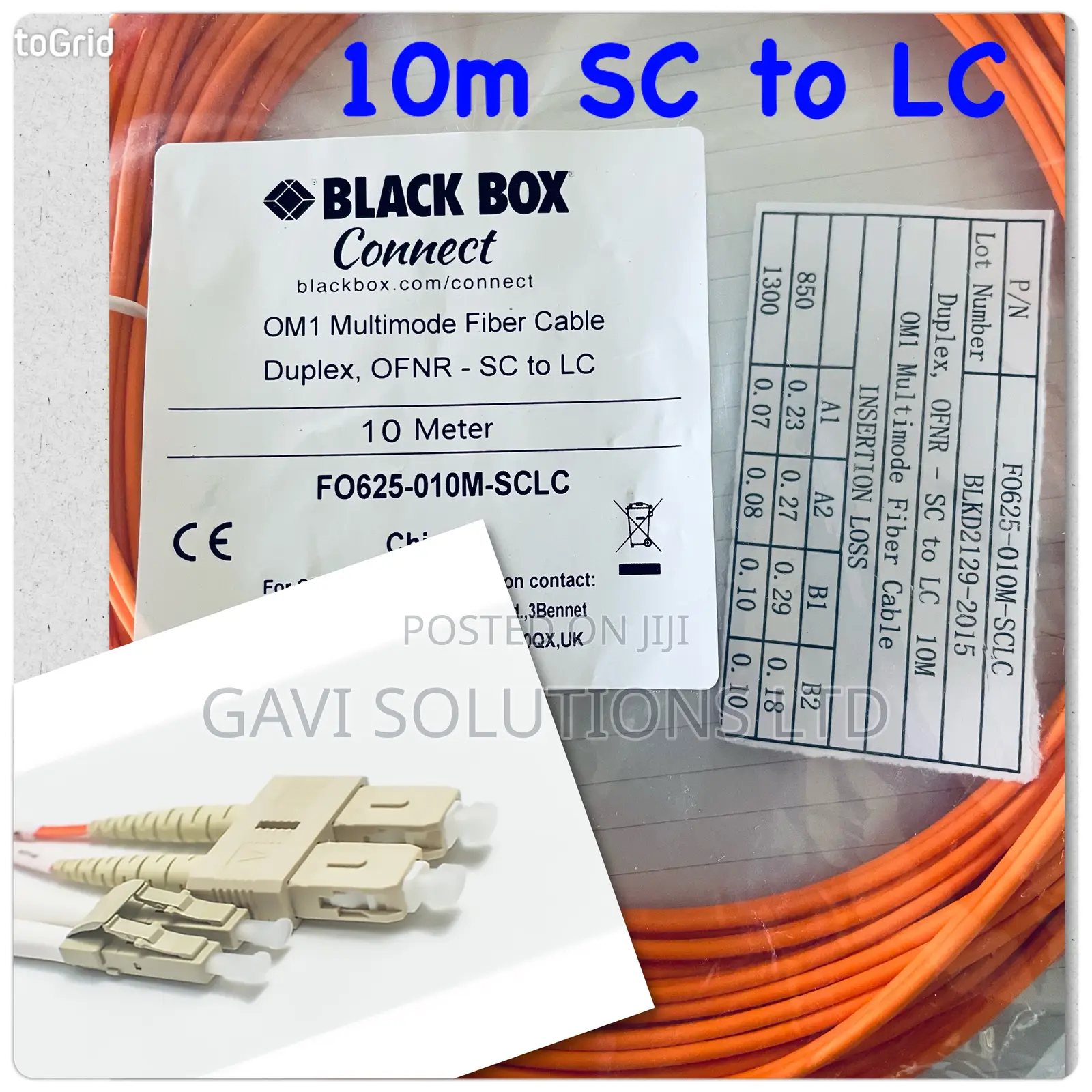Fiber Optic Cable Sc-Lc