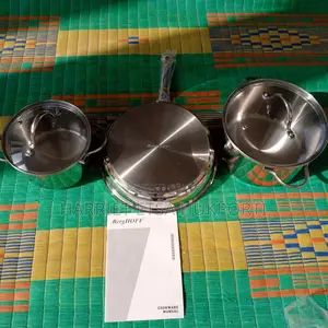 2 Pot Multipurpose Set,1 Frying Pan Saucepan With Glass Lids