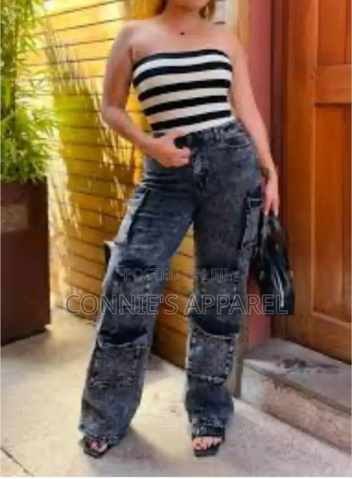 Ladies Cargo Jeans