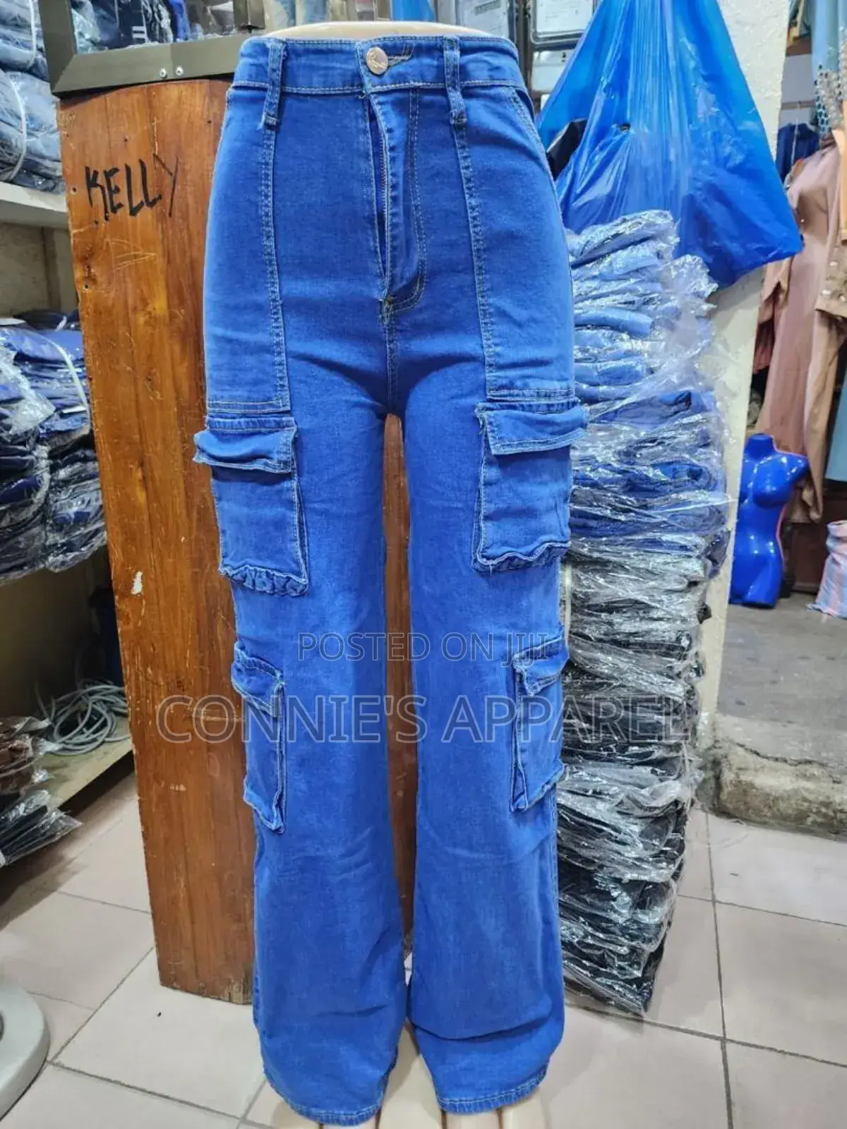 Ladies Cargo Jeans
