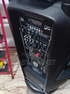 Chargeable Speaker 3 Mics and Stand
