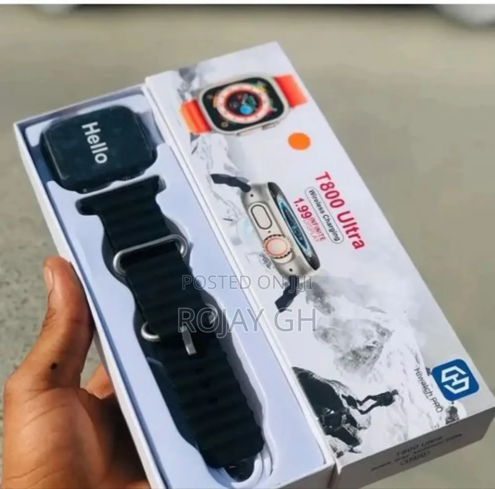 T800 Ultra Smart Watch Series 8 - Black