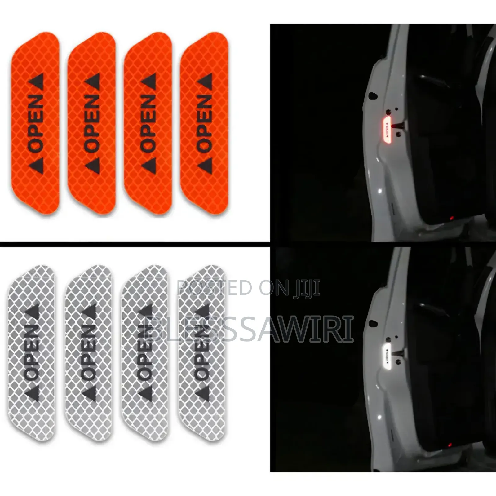 Reflective Car Door Sticker Safety Opening Warning Reflector