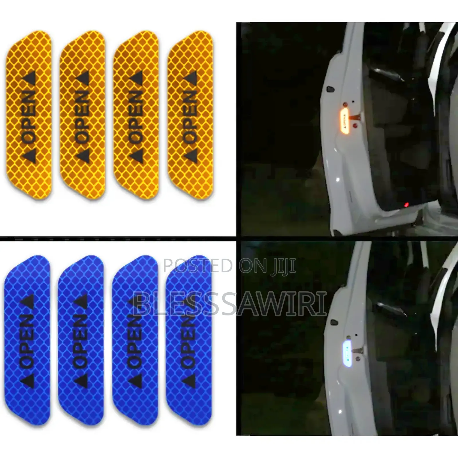 Reflective Car Door Sticker Safety Opening Warning Reflector