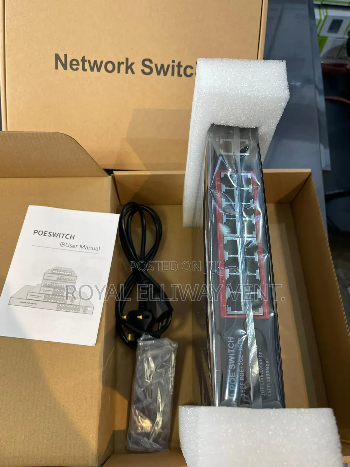 Ai 16 Ports Poe Switch