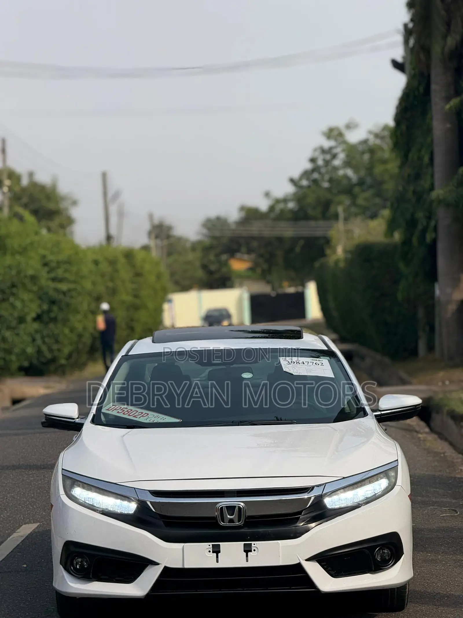 Honda Civic Touring Sedan 2018 White