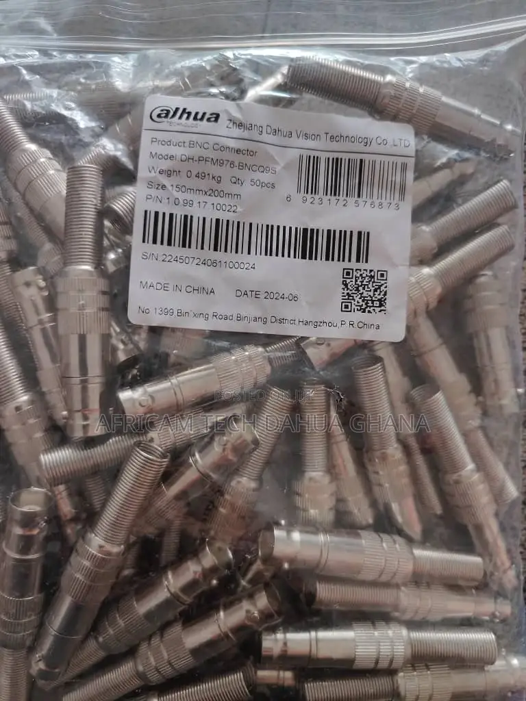 Dahua BNC Connector - Male(50 PIECES)